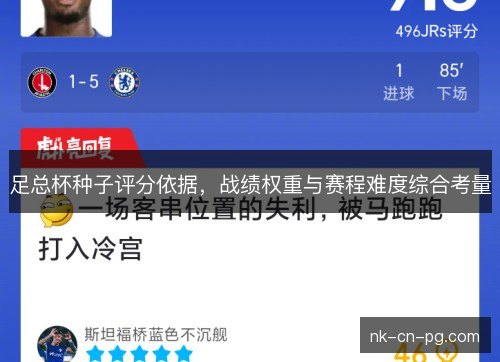 足总杯种子评分依据，战绩权重与赛程难度综合考量